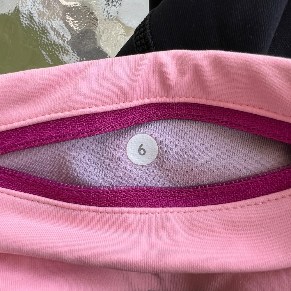 Women’s Lululemon Run: Sun Sprinter Crop Leggings Pink/Purple Size 6 - Picture 7 of 7